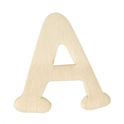 Lettres en bois 4 cm