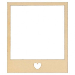 Cadre Photo Bois 10,5 x 9 cm 5 pcs
