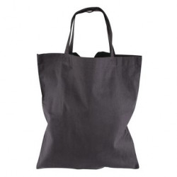 Sac en coton noir 38 x 42 cm
