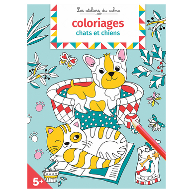 Coloriages Chats et chiens 5+