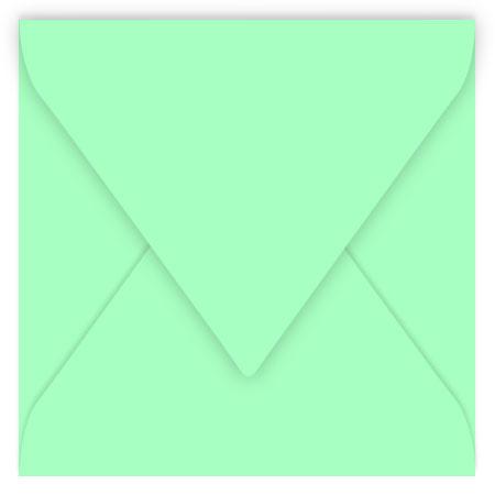 Pollen - 20 petites enveloppes 7.5 x 10 cm - Vert jade