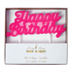 Bougies - Happy Birthday