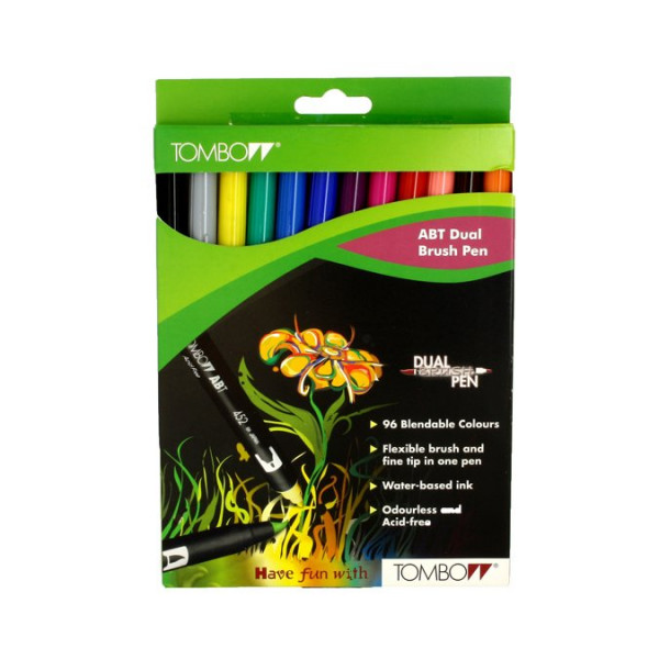 12 feutres Tombow ABT Dual Brush