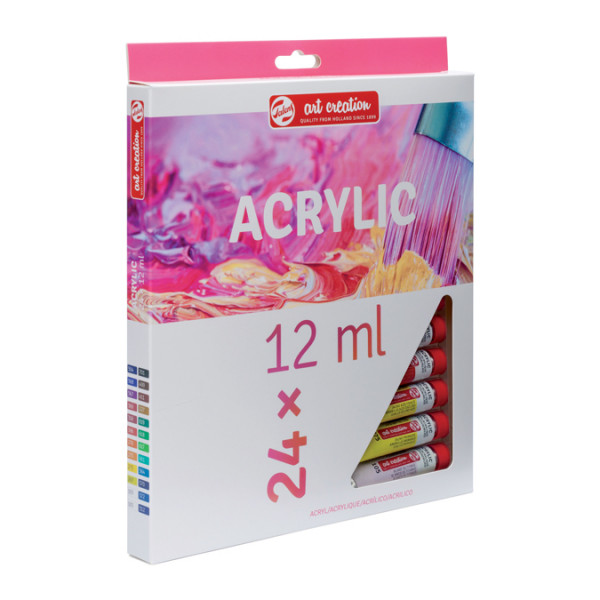 Peinture acrylique Art Creation - 24 x 12 ml