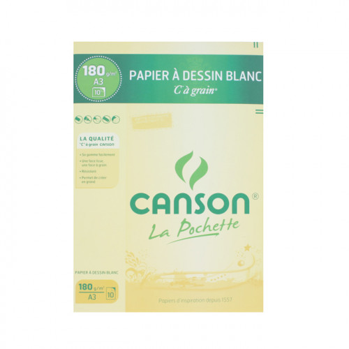 PAPIER CANSON C A GRAIN 75*110CM 180G