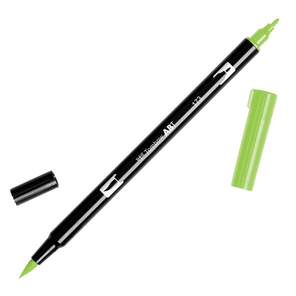 Feutre Tombow double-pointe Vert saule 173