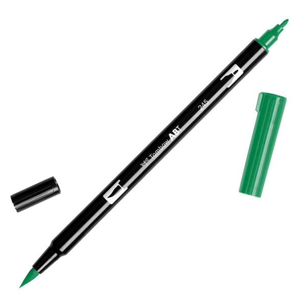 Feutre Tombow double-pointe Vert sève 245