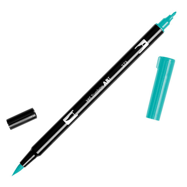 Feutre Tombow double-pointe Bleu mer 373