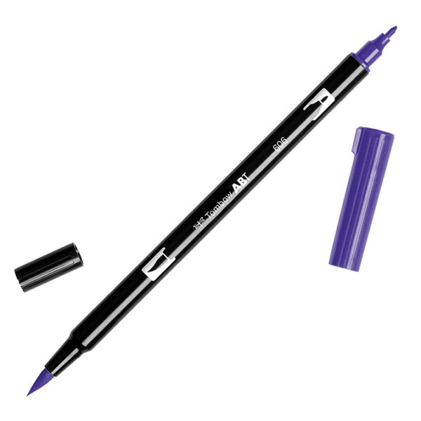 Feutre Tombow double-pointe Violet 606