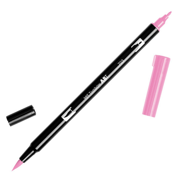 Feutre Tombow double-pointe Rose rose 703