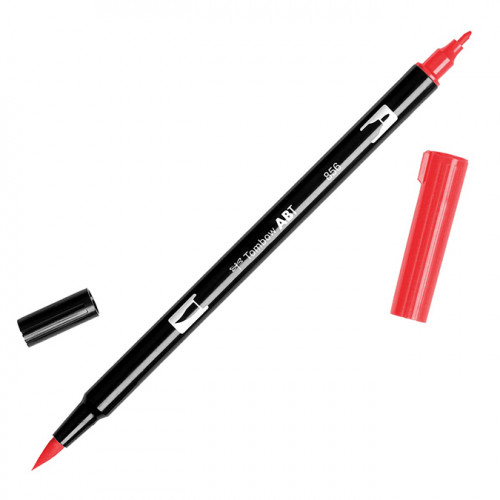 Feutre Tombow double-pointe Rouge chinois 856