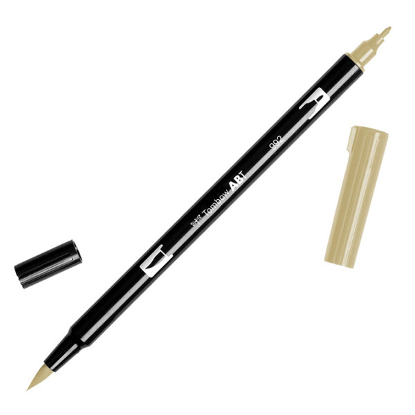 Feutre Tombow double-pointe Sable 992