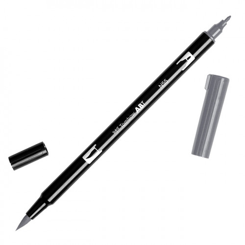 Feutre Tombow double-pointe Gris froid 7 N55