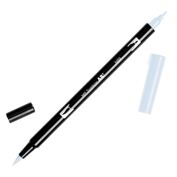 Feutre Tombow double-pointe Gris chaud 1 N89