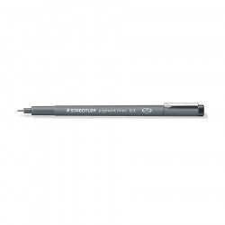 STAEDTLER Stylo feutre Fineliner 308 - Noir 0,10 mm (Dessin de