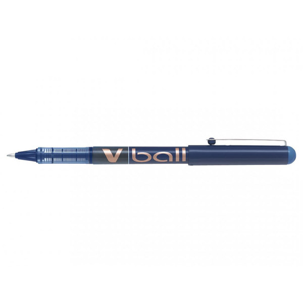 Stylo Roller V-Ball pointe large 1.0 - bleu