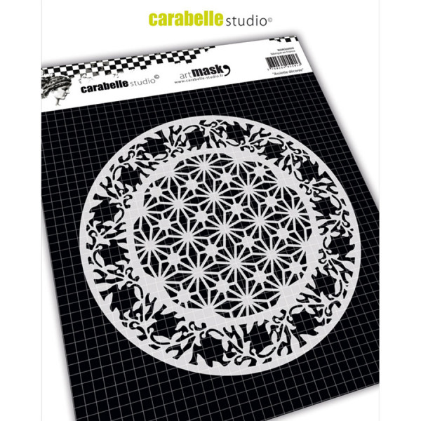 Masque Assiette décorée - Ø 15 cm