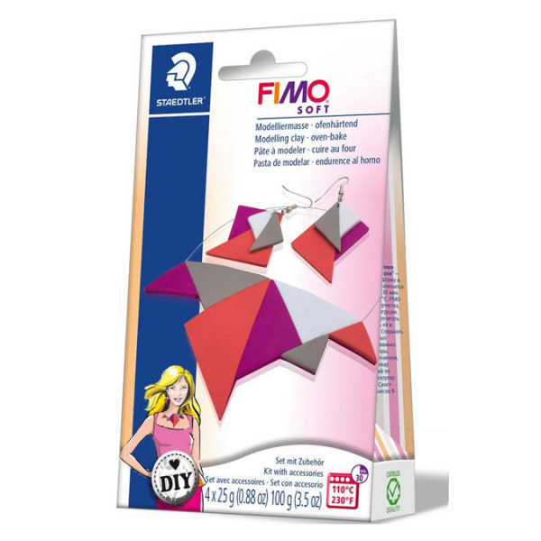 Kit DIY #1 Fimo Soft - 4 x 25 g
