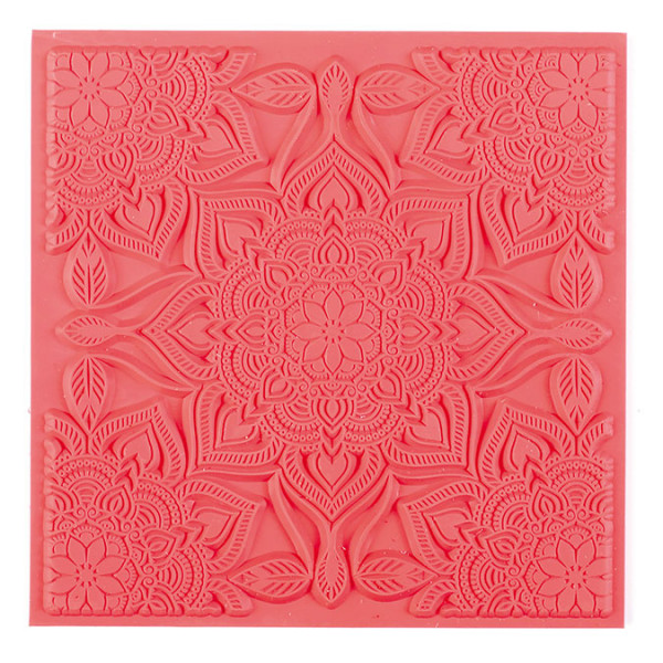 Tapis de texture Boho chic pour pâte polymère - 9 x 9 cm