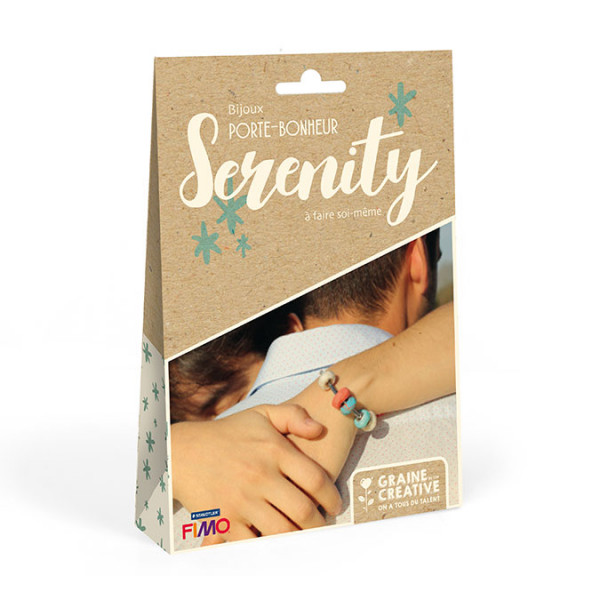 Kit Fimo Bijoux Porte-Bonheur Serenity DIY