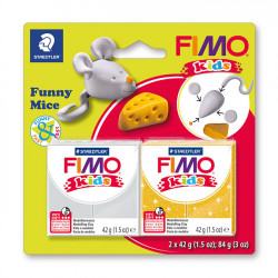 Kit Fimo Kids Souris rigolos