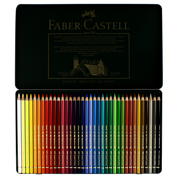 Faber Castell - Crayon de couleur - Polychromos - 36 pcs