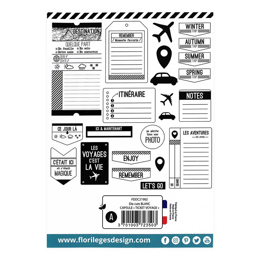 Cartes/Voyage Cadeau étiquettes x 12-Idéal Pour Voyages revues-imprimé sur Carte 250gsm
