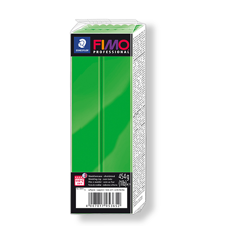 Pâte polymère Fimo Professional - vert - 454 g