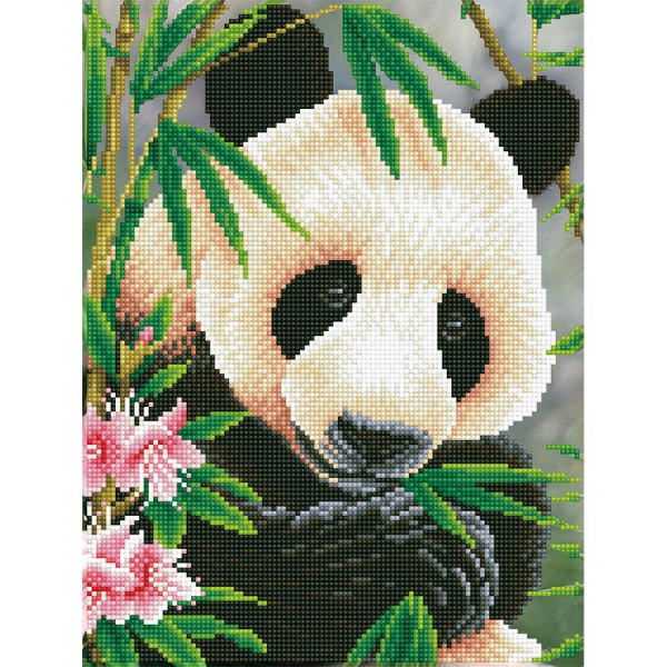 Kit tableau Strass Diamond Dotz Prince Panda