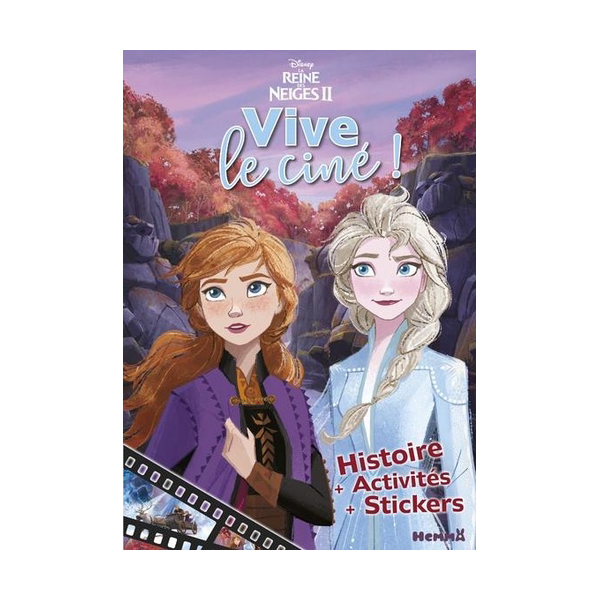 Disney La Reine des Neiges 2 Vive le ciné ! Album multi activités