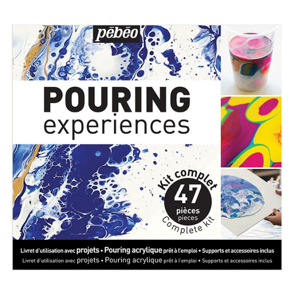 Kit de peinture à effets Pouring expériences