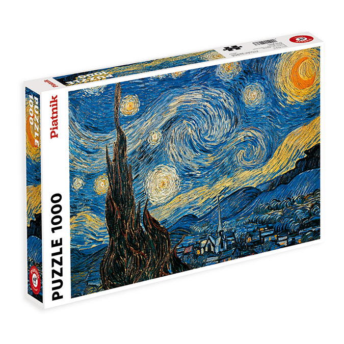 Puzzle 1000 pièces Van Gogh La nuit étoilée - Scrapmalin