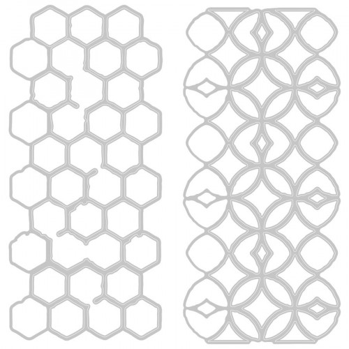 Thinlits Die Set Die Set Fonds à répéter - 2 pcs