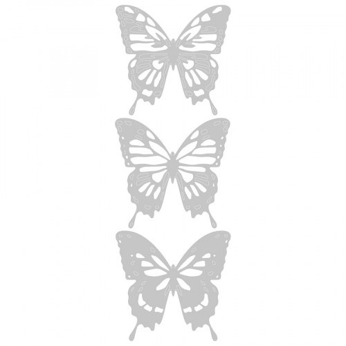 Thinlits Die Set Papillon détaillé - 3 pcs