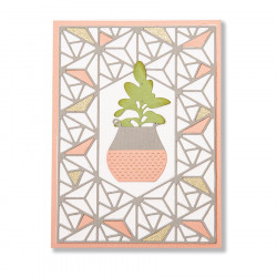 Thinlits Die Set Cadre bordure géo - 2 pcs