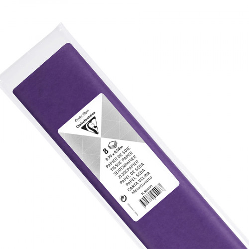 Papier de soie 18g/m² x8f. - Violet - 50 x 75 cm