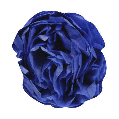 Papier de soie 18g/m² x8f. - Bleu France - 50 x 75 cm