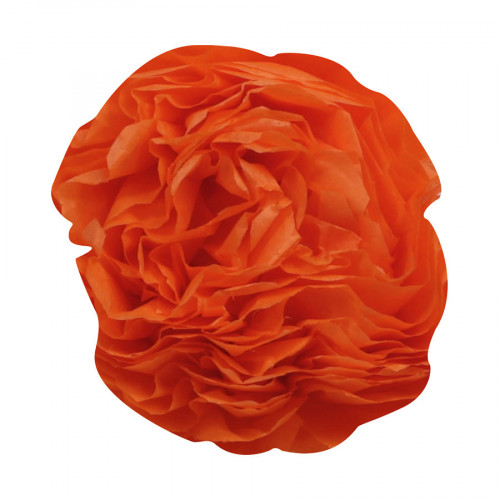 Papier de soie 18g/m² x8f. - Orange - 50 x 75 cm