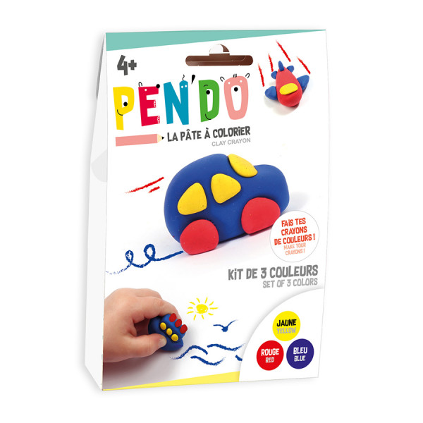 Pen'do Kit Véhicules Modeler ses crayons de couleur