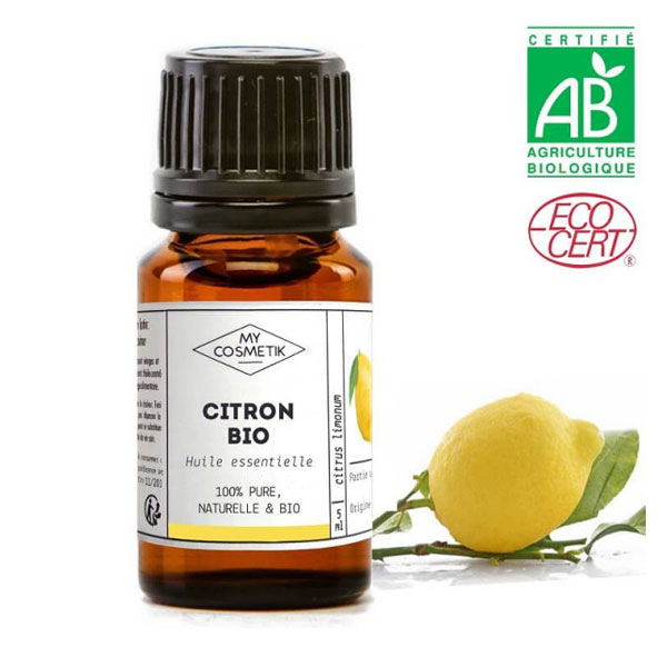 Huile essentielle de citron BIO 30 ml (AB)