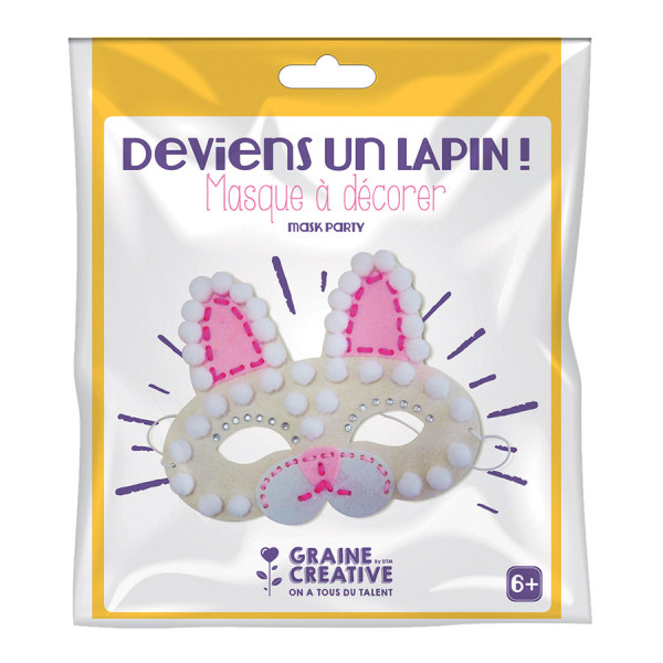 Kit Masque en feutrine Lapin