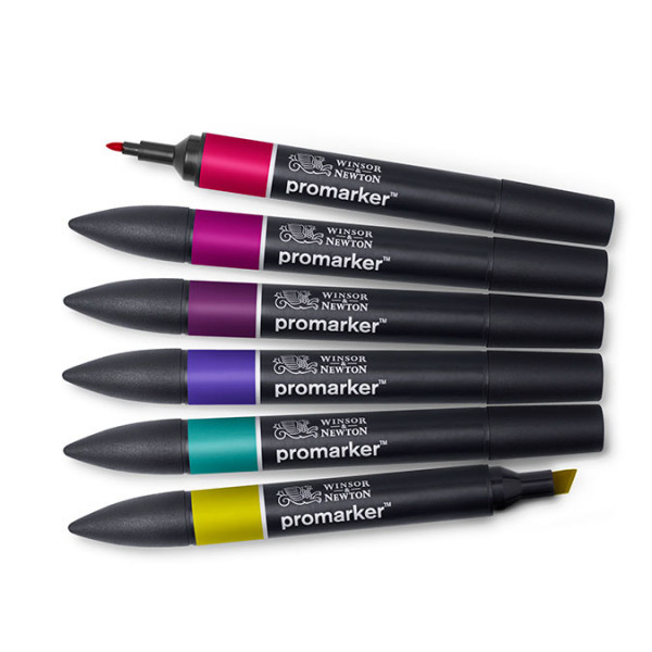 Promarker - Set de 6 marqueurs Tons riches