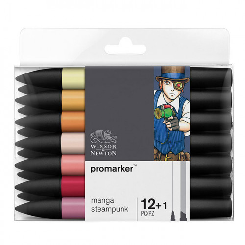 Set Promarker Manga Steampunk - 13 pces