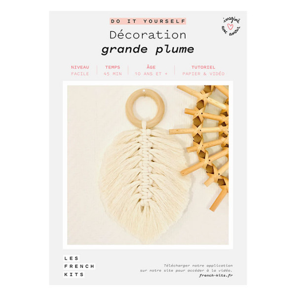 Kit DIY Décoration Grande plume