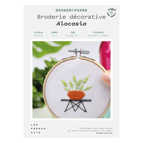 Kit Broderie décorative Alocasia
