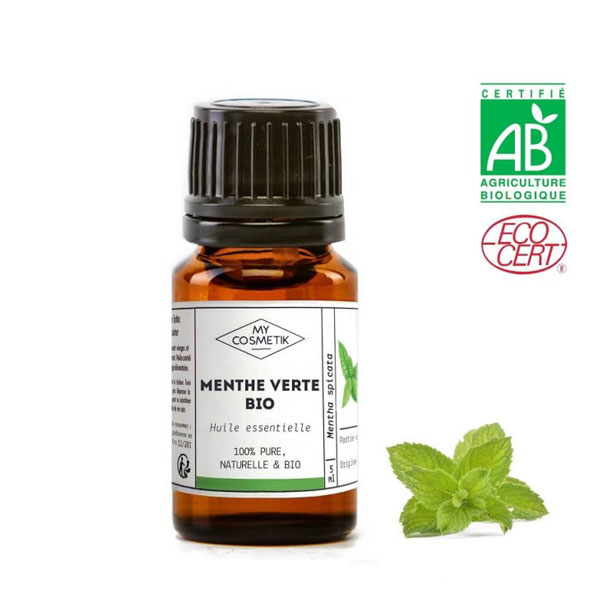 Huile essentielle de menthe verte BIO 10 ml - Scrapmalin