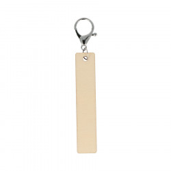 Porte-clés rectangles allongés 2 x 10 x 0,5 cm - 3 pcs