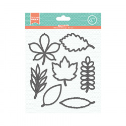 Die Set Feuilles - 7 pcs