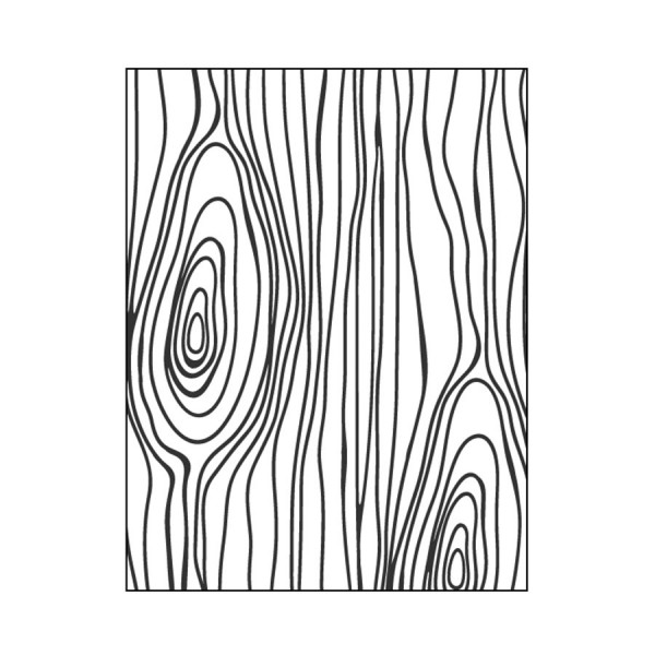 Plaque d'embossage Bois - 10 x 15 cm
