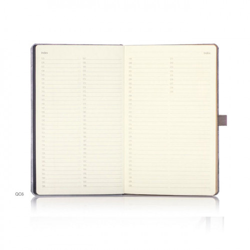 Carnet de notes ligné Harris marron 13 x 21 cm